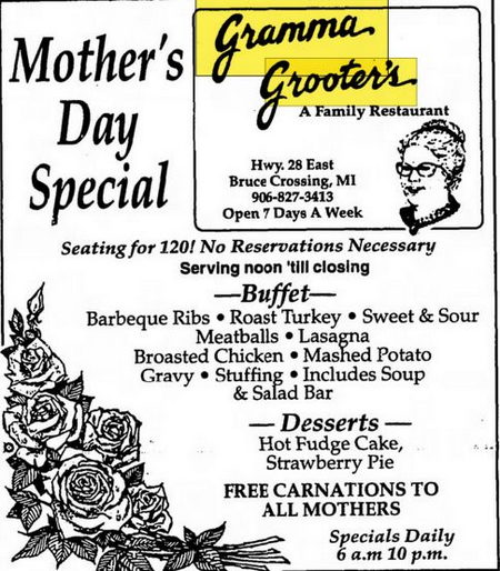 Gramma Grooters - May 1995 Ad (newer photo)